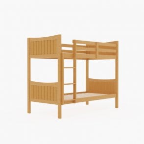 Bernie Oak Panelled Bunk Bed