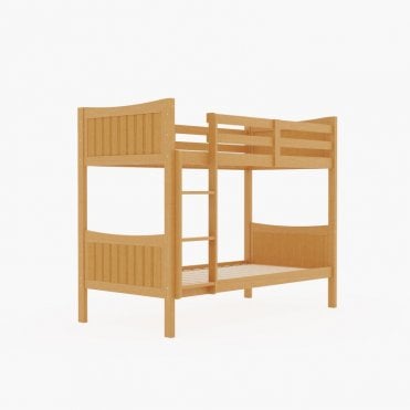 Bernie Oak Panelled Bunk Bed