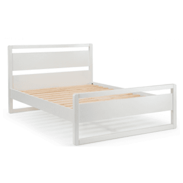 Elton White Bed Frame