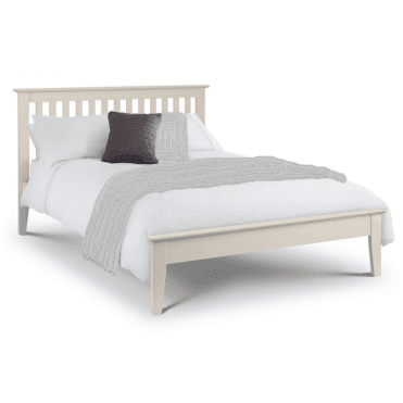 Oscar Soft Cream Shaker Bed Frame