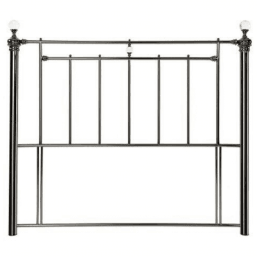 Crystal Nickel Floor Standing Headboard