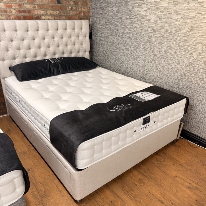 Vesta Kingsize  Callie F/Standing Headboard & 4 Drawer Divan Base