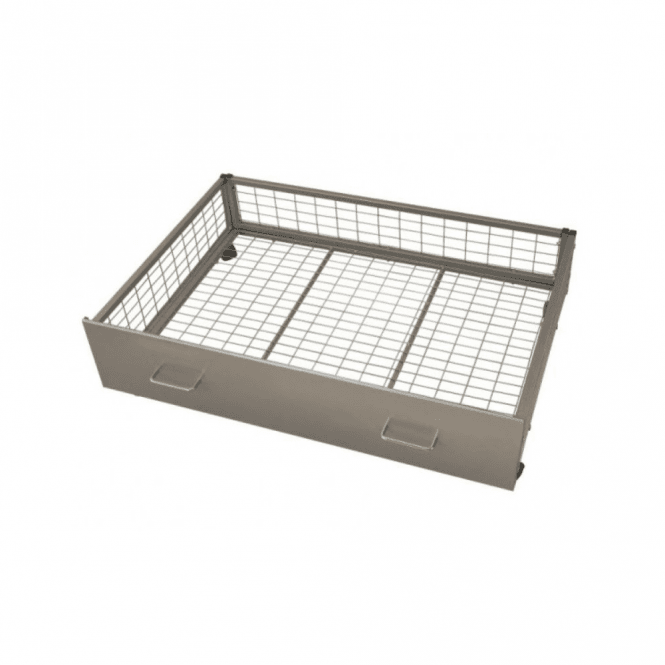 Metal Silver Under Bed Pair Of Drawers