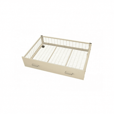 Metal Urban White Gloss Under Bed Pair Of Drawers