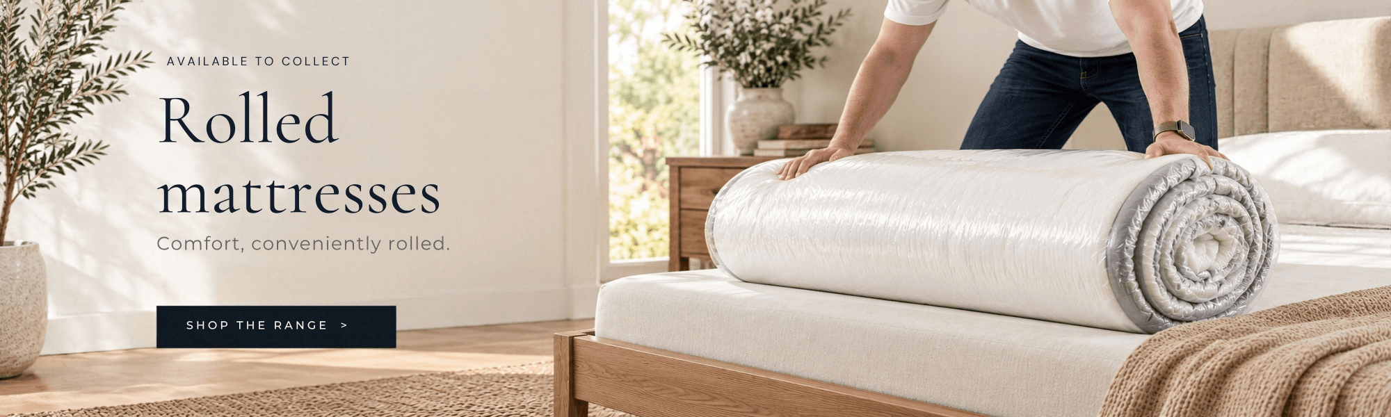 Rolled Up Mattresses Available to Collect