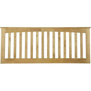 Superking Amelia Oak Finish Headboard 