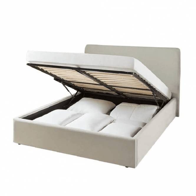 Simply Beds® William Ecru Ottoman Bed Frame