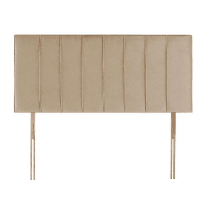 Hypnos Single  Petra Herringbone Clay Strutted Headboard 